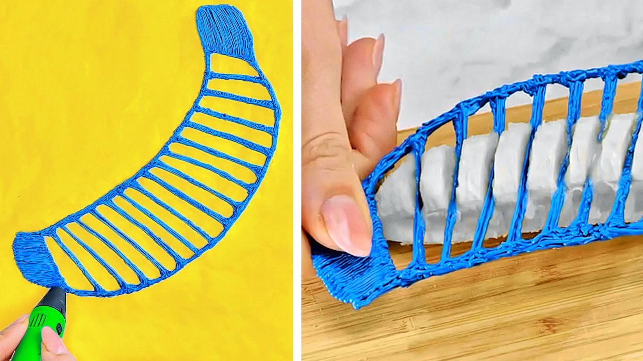 3D STIFT-ARBEITEN || FANTASTISCHE HACKS UND LEICHTE DIYs