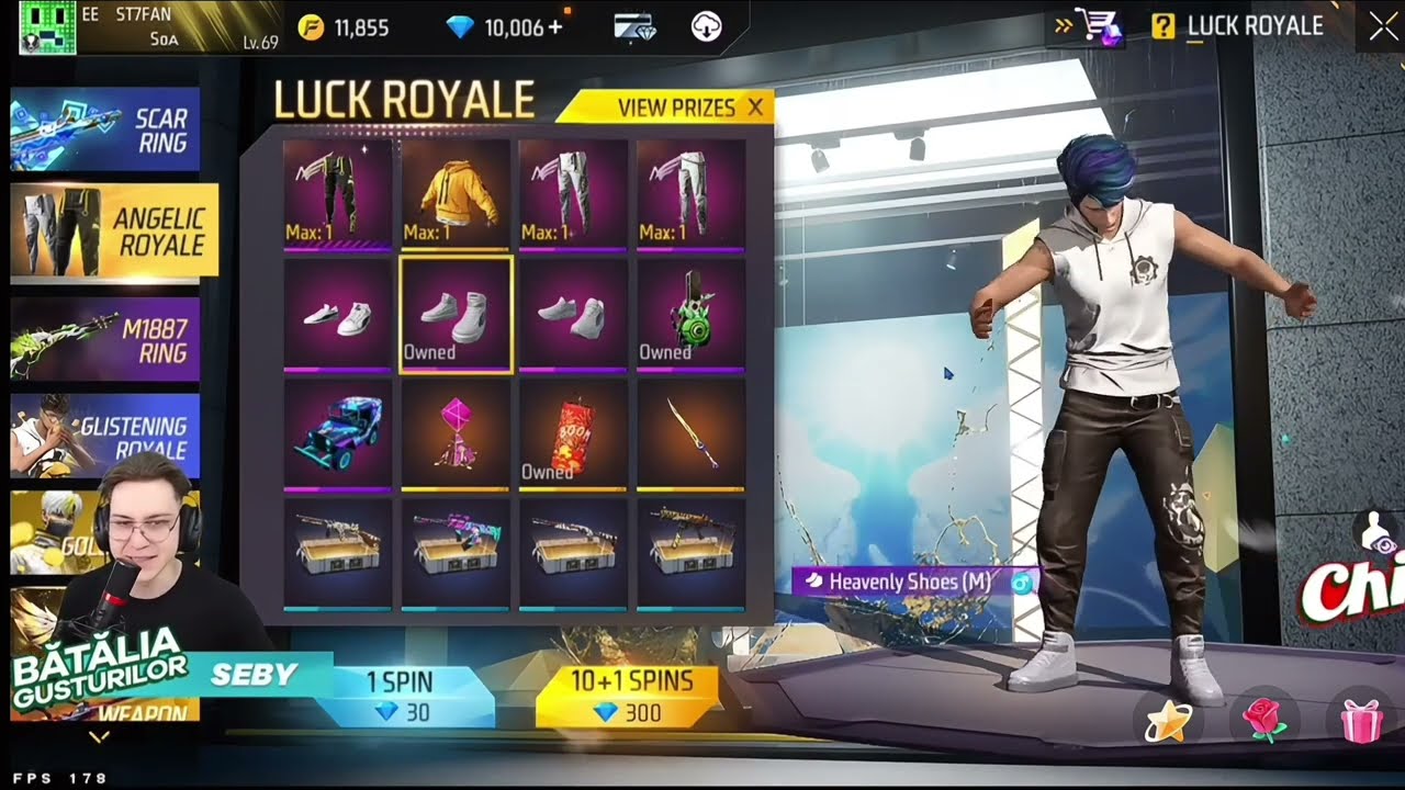 King Seby sparge dmd la Angelic Royale!🤍💪