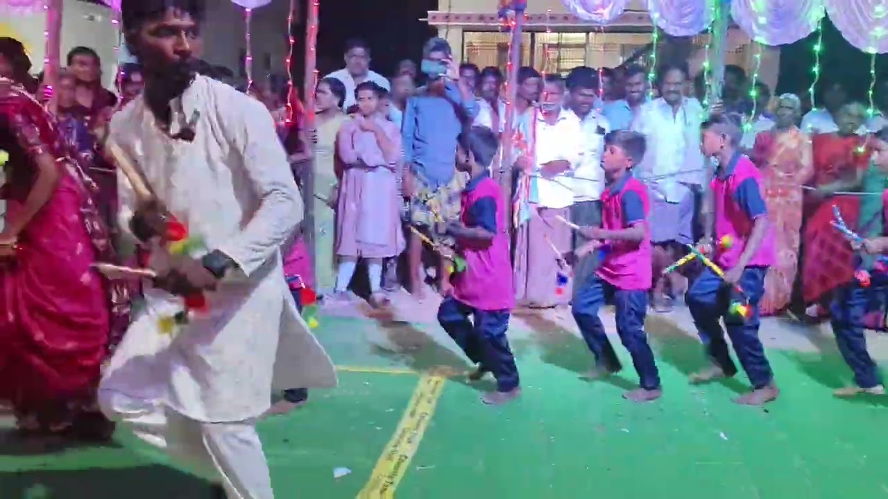 కాణిపాక గణపతి శరణమయ్యప్ప  song కుచ్చు పాప గజ్జల పూజ నవీన్ కోలాటం పొద్దుటూరు 