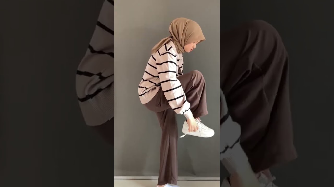 ootd hijab casual pakai celana cargo #celanacargo #shopeehaul #ootdhijabsimple