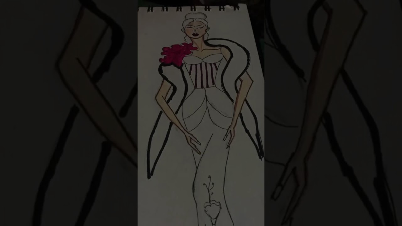 Gambar fishon dres baju nuasa oren