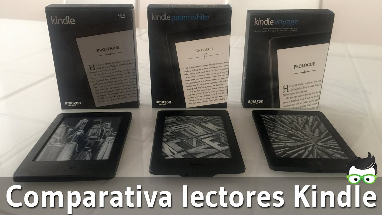 Comparativa Kindle vs. Kindle Paperwhite vs. Kindle Voyage [TEKNOFILO.COM]