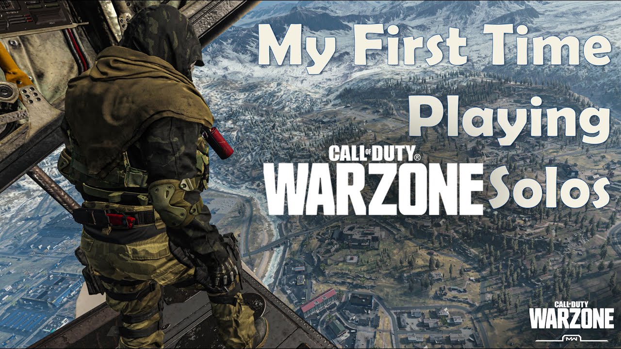 Playing Call of Duty Warzone Solos For The First Time!