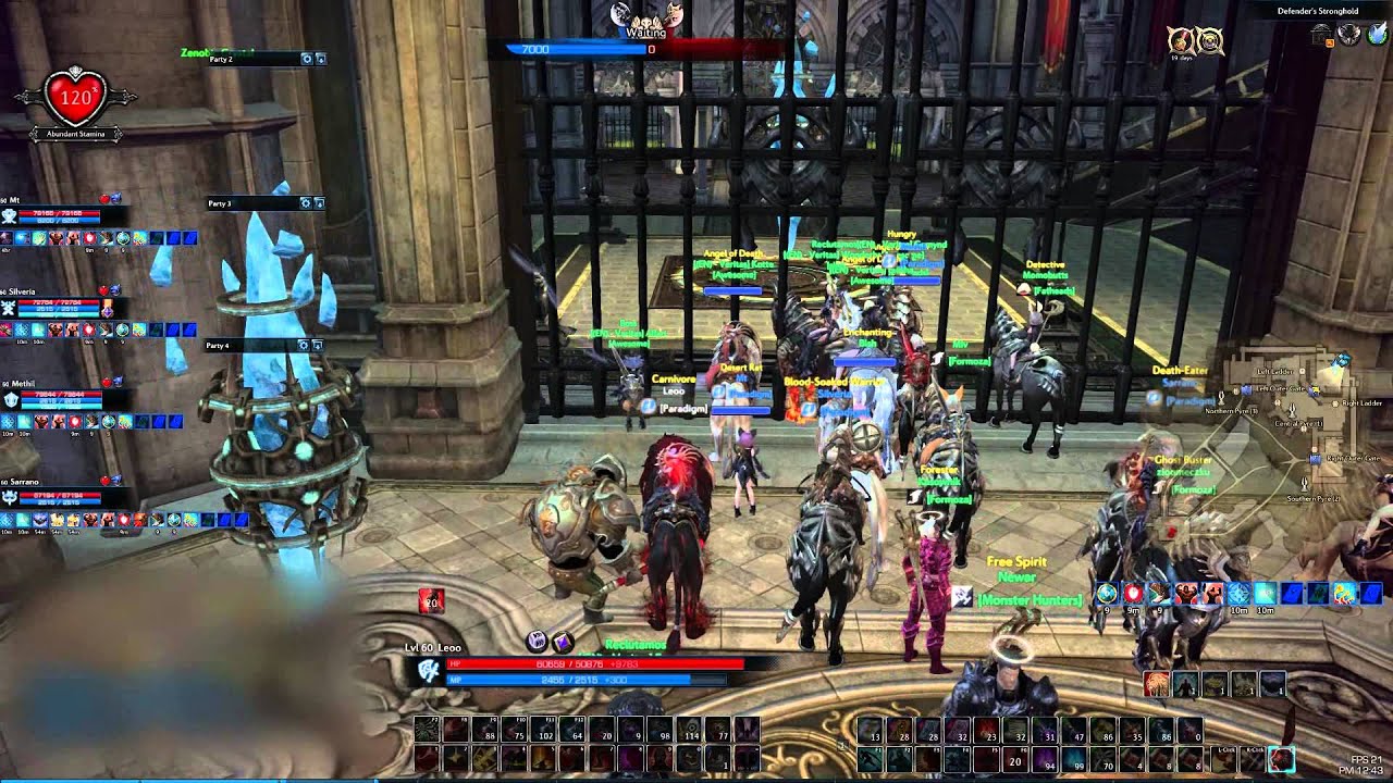 Tera PvP - 20vs20 Corsair's Stronghold (2min Crystal Rush)