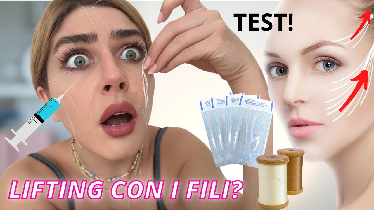 PROVO IL LIFTING CON I FILI DI COLLAGENE, funzionerà? #test