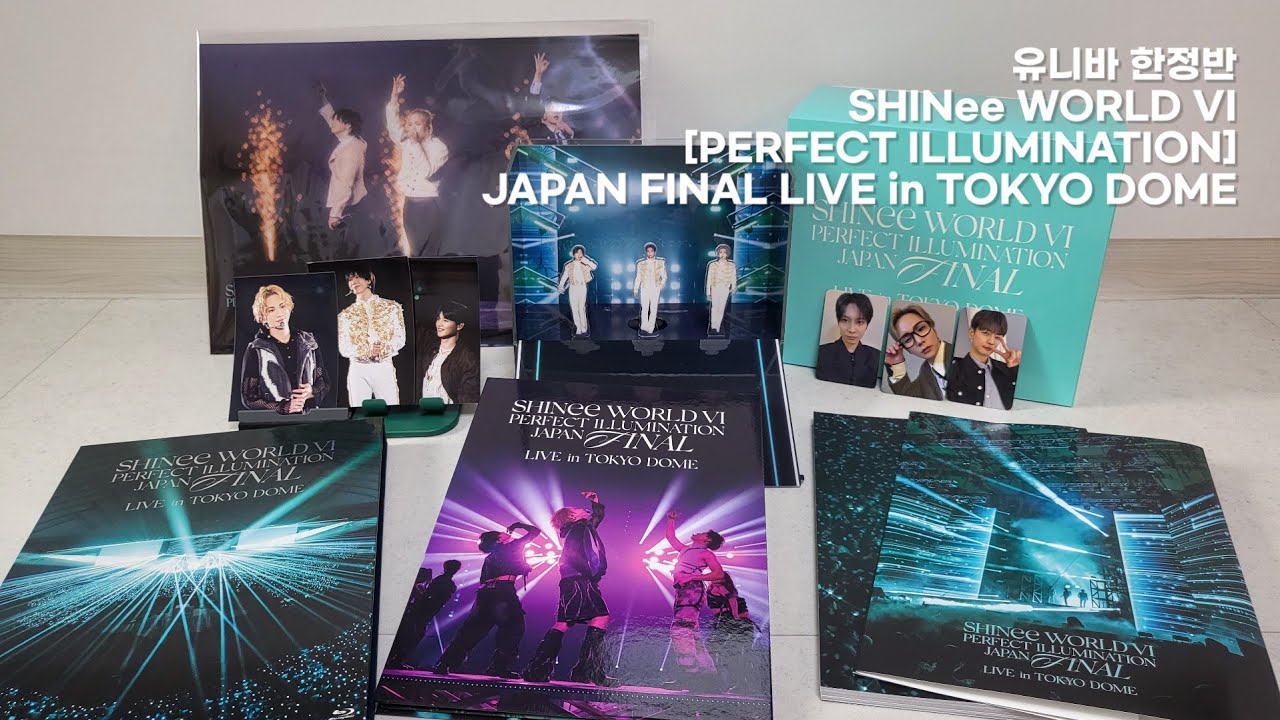 🗼유니바 한정반 언박싱 Blu-ray Unboxing SHINee WORLD VI [PERFECT ILLUMINATION] JAPAN FINAL LIVE in TOKYO DOME