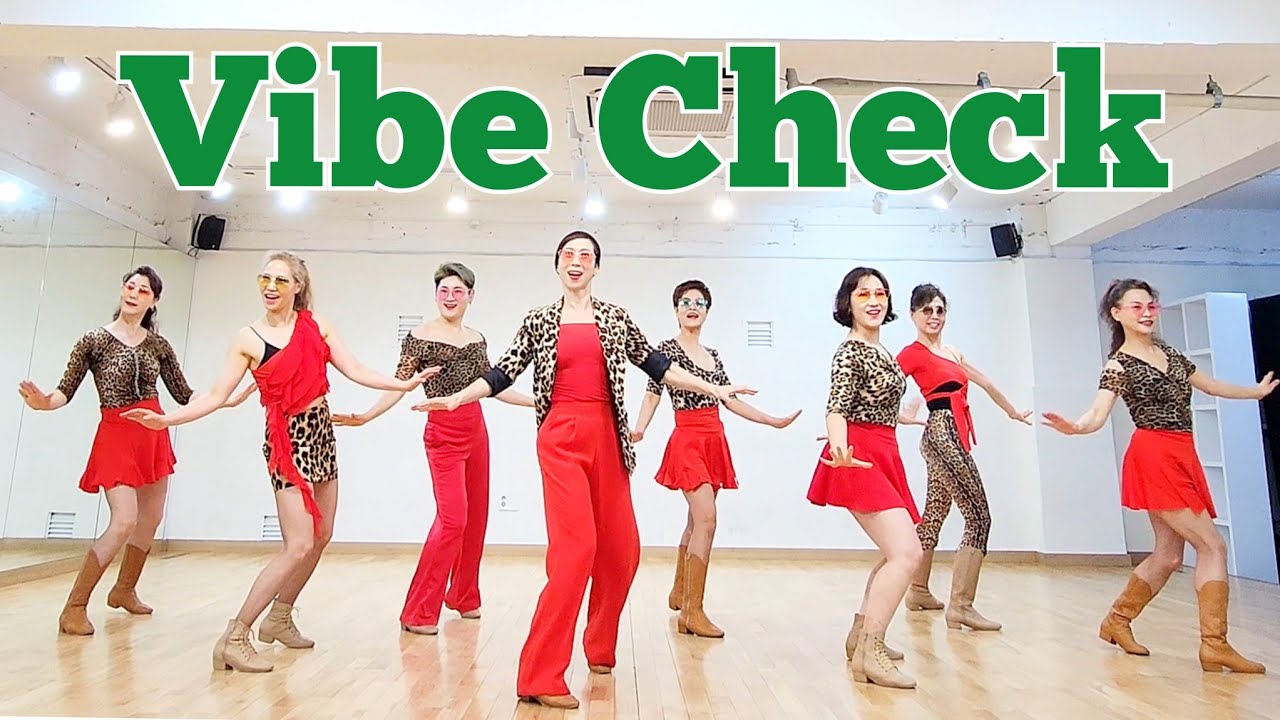 Vibe Check LINEDANCE/토요영상반 신촌 1~3시/중급라인댄스/Choreo:Debbie Rushton/라인댄스배우는곳 010-5469-9632 /민라인댄스코리아 민정희