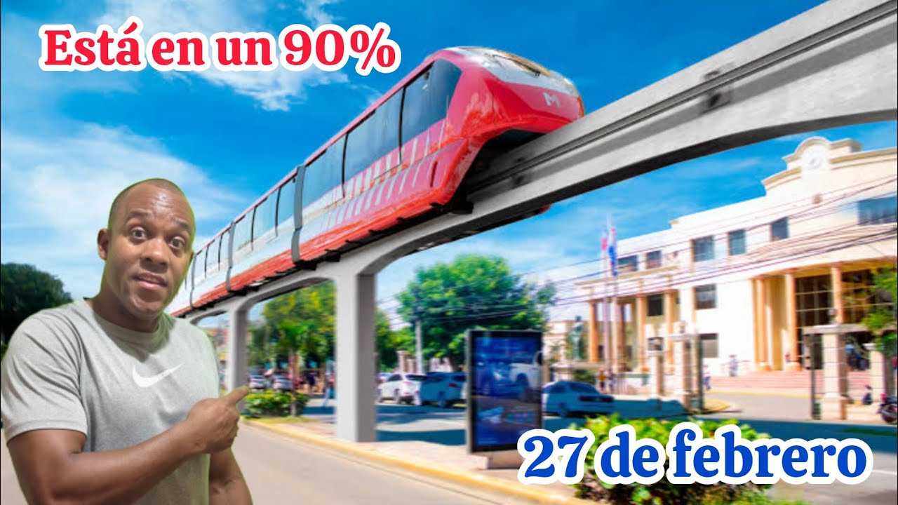 El monoriel de Santiago en un 90% en este lugar. 