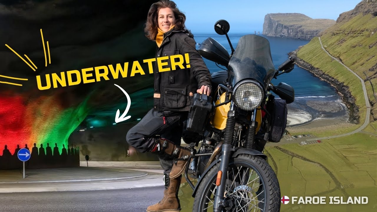 I ride from a mountain pass to an UNDERWATER Roundabout! | Faroe Islands [Ep. 04] - Eysturoy Tunnel