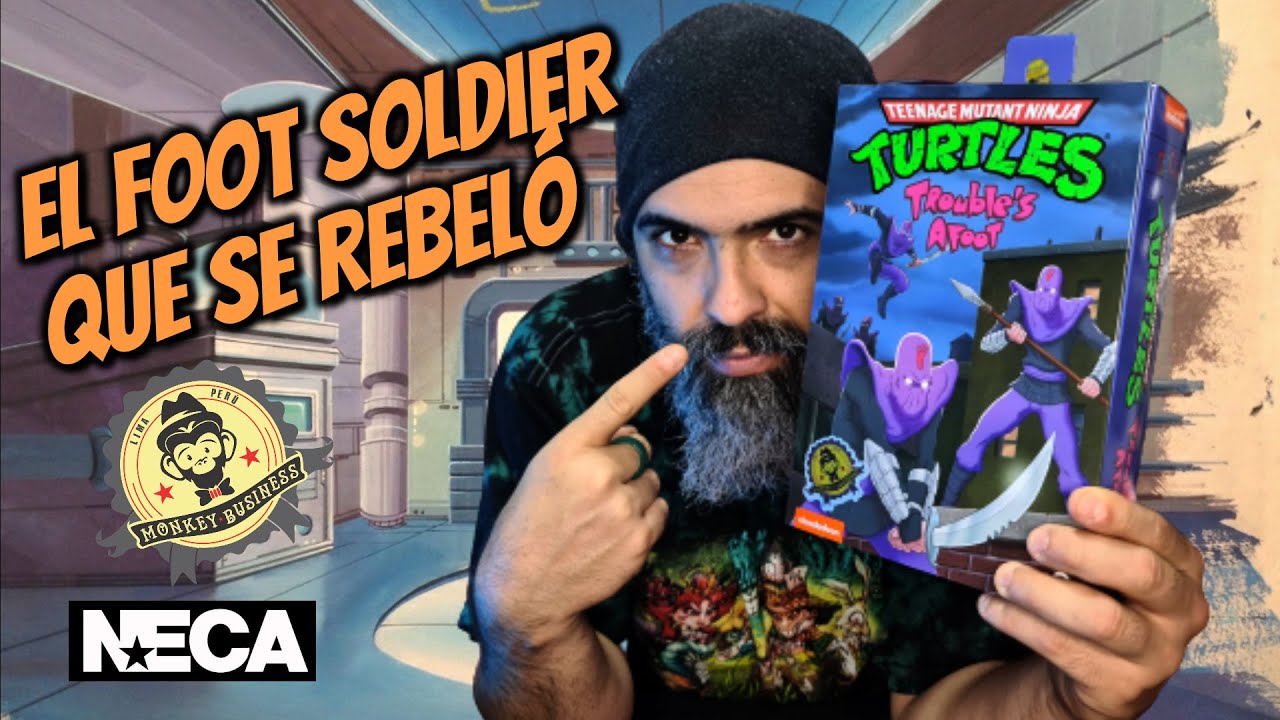 NECA TMNT CARTOON VOL 3 FOOT SOLDIER DELUXE : ALPHA ONE - UNBOXING / REVIEW EN ESPAÑOL
