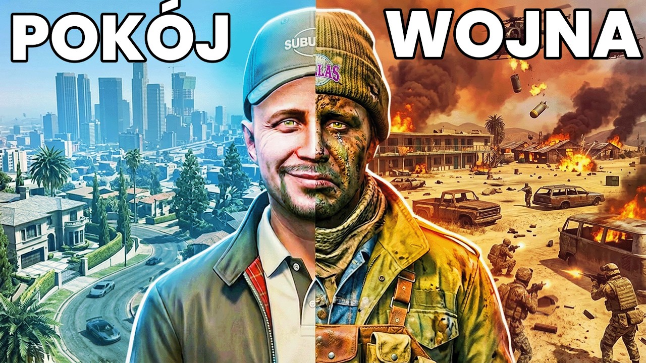 Spędziłem 100 DNI podczas WOJNY jako PARTYZANT w GTA V!