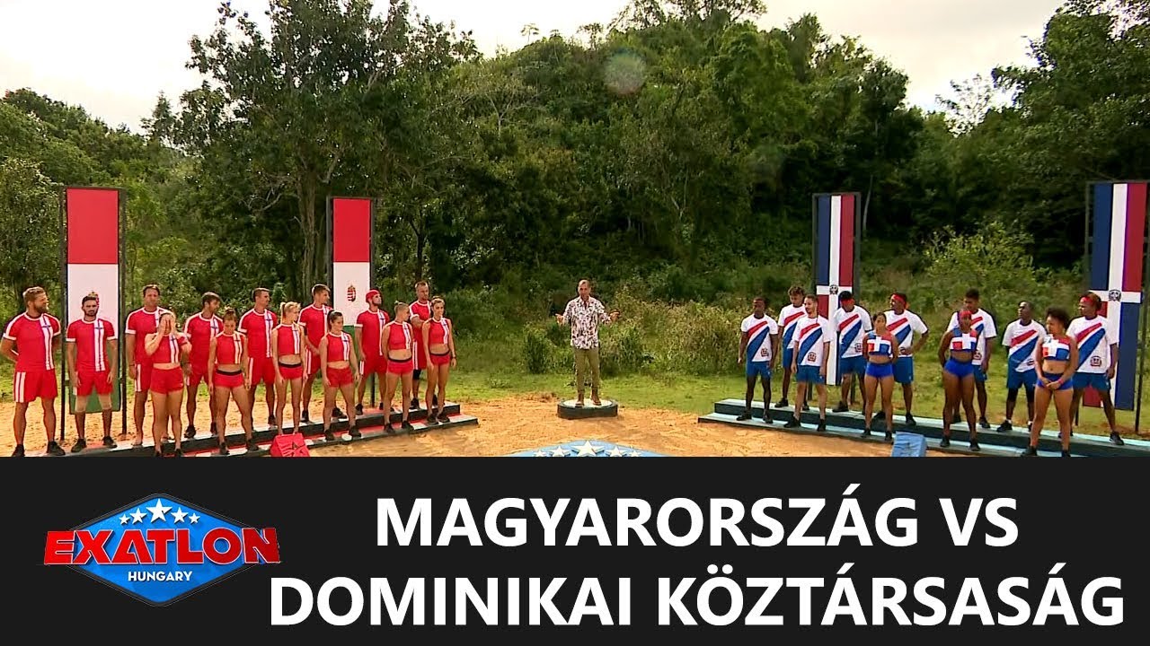 Exatlon Hungary és az Exatlon Dominikai Köztársaság csatája!
