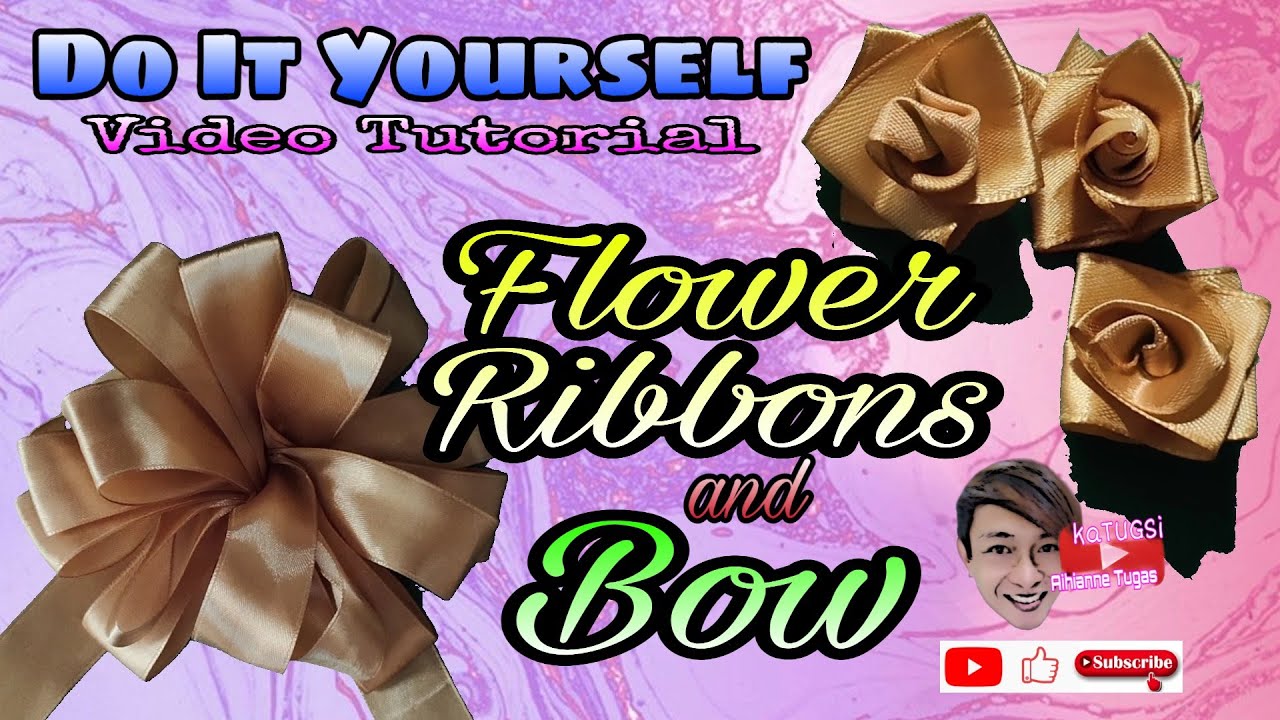 DIY | Do it Yourself: Flower Ribbons and Bow - kaTUGSi Aihianne Tugas