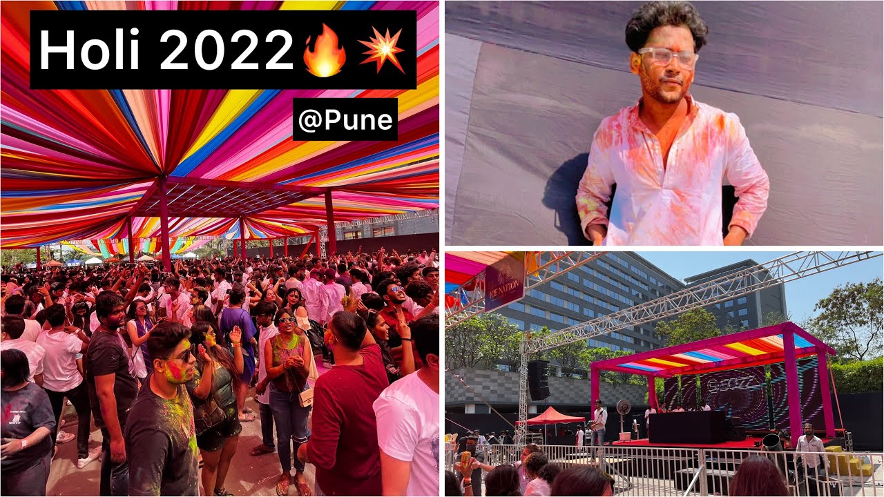 Biggest Holi Event In Pune 2022 🔥💥| Hotel Westin | Holi Vlog