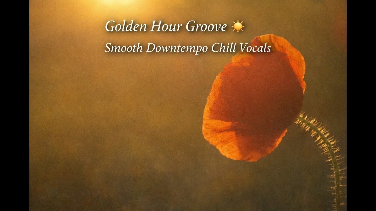 Golden Hour Groove ☀️ Smooth Downtempo Chill Vocals