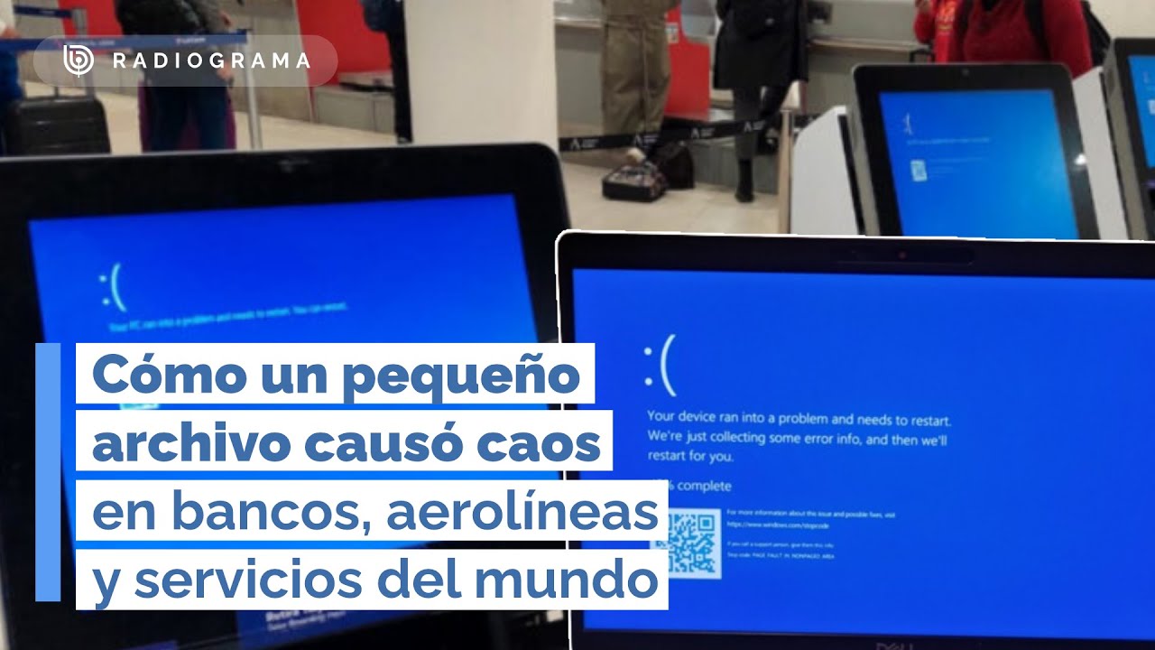Cómo un pequeño archivo causó caos en bancos, aerolíneas y servicios del mundo