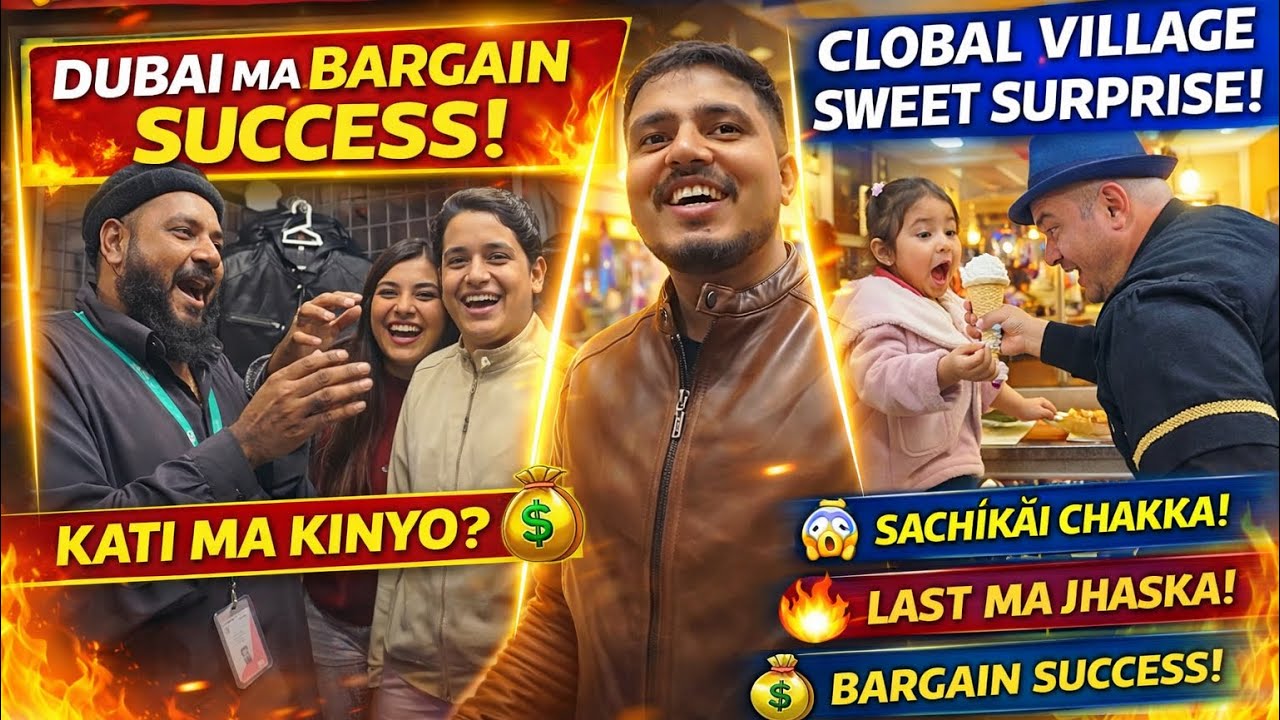 Global Village Dubai ma Shopping🔥| Kati ko Satso Xa?