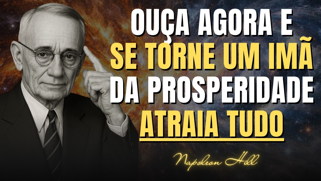 Ouça Isso AGORA MESMO e Descubra Como ser um IMÃ para a Prosperidade | Napoleon Hill