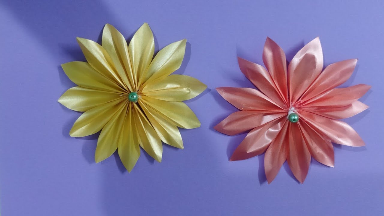 DIY Ribbon Flower | Easy Ribbon Craft Tutorial #DIYRibbonFlower #RibbonCrafts #DIYProjects