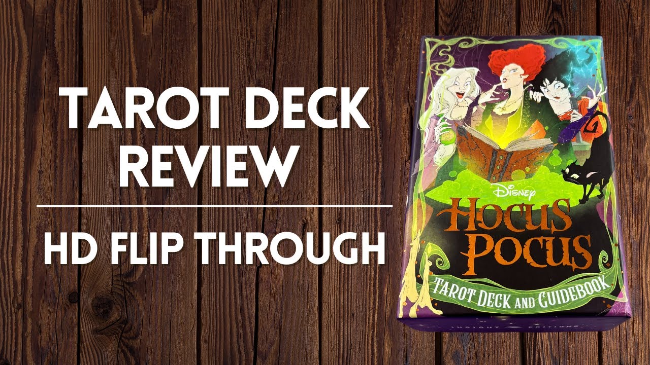 Hocus Pocus | The Official Tarot Deck | Tarot Cards for Beginners, Hocus Pocus Merchandise (Disney)
