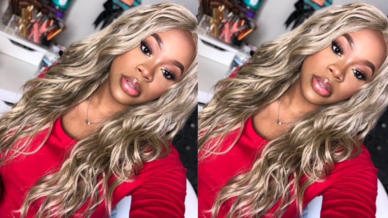 MOST FLAME AFFORDABLE ASH BLONDE WIG EVER! | Mane Concept Red Carpet 'Bea' |DIVATRESS