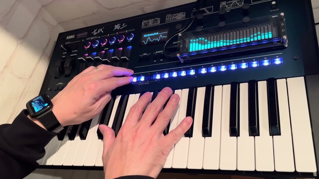 ミスティ・ブルー / Opening（アレンジ ver.）をKORG opsixで弾いてみた