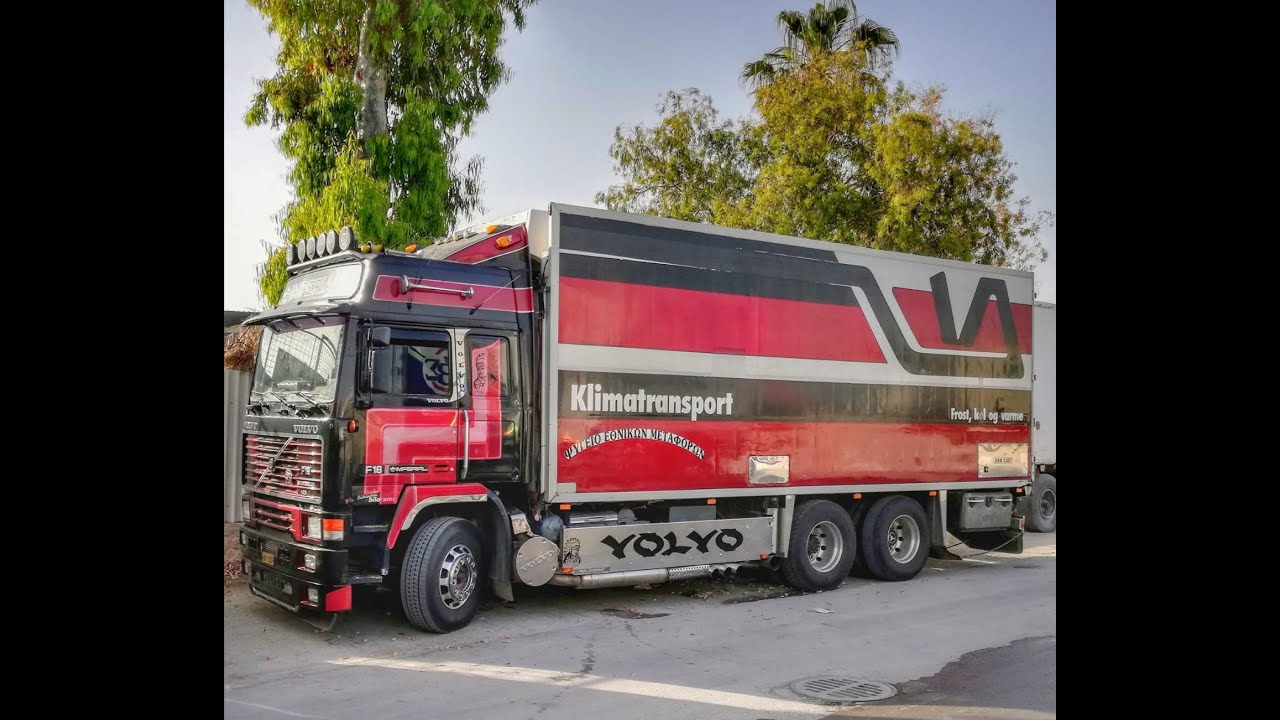 Trucks at the Port of Pireaus, Athens, Greece part two.