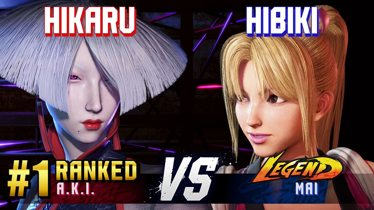 SF6 ▰ HIKARU (#1 Ranked A.K.I.) vs HIBIKI (Mai) ▰ High Level Gameplay