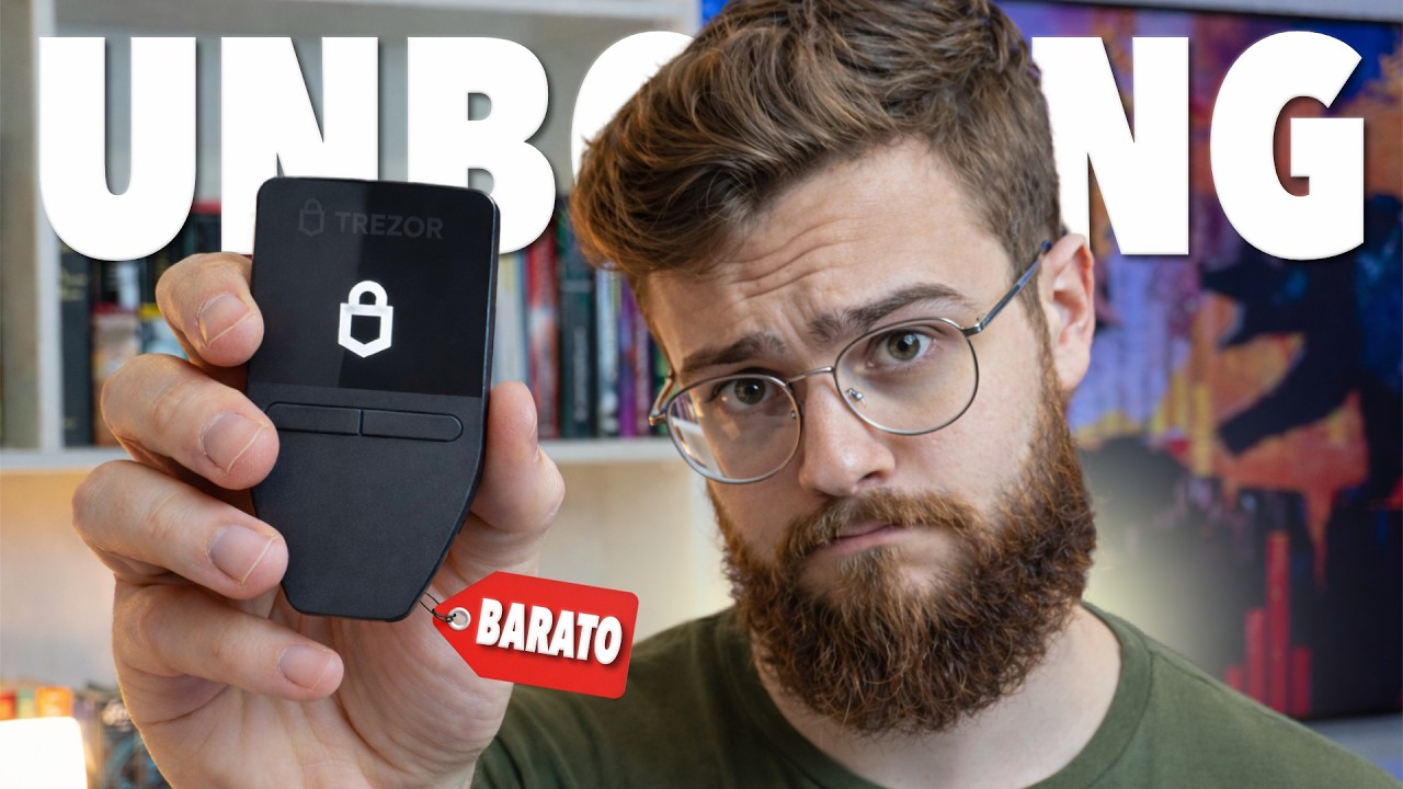 TREZOR SAFE 3 (a BARATINHA da TREZOR): Unboxing, Setup Inicial e Primeiras Impress&otilde;es