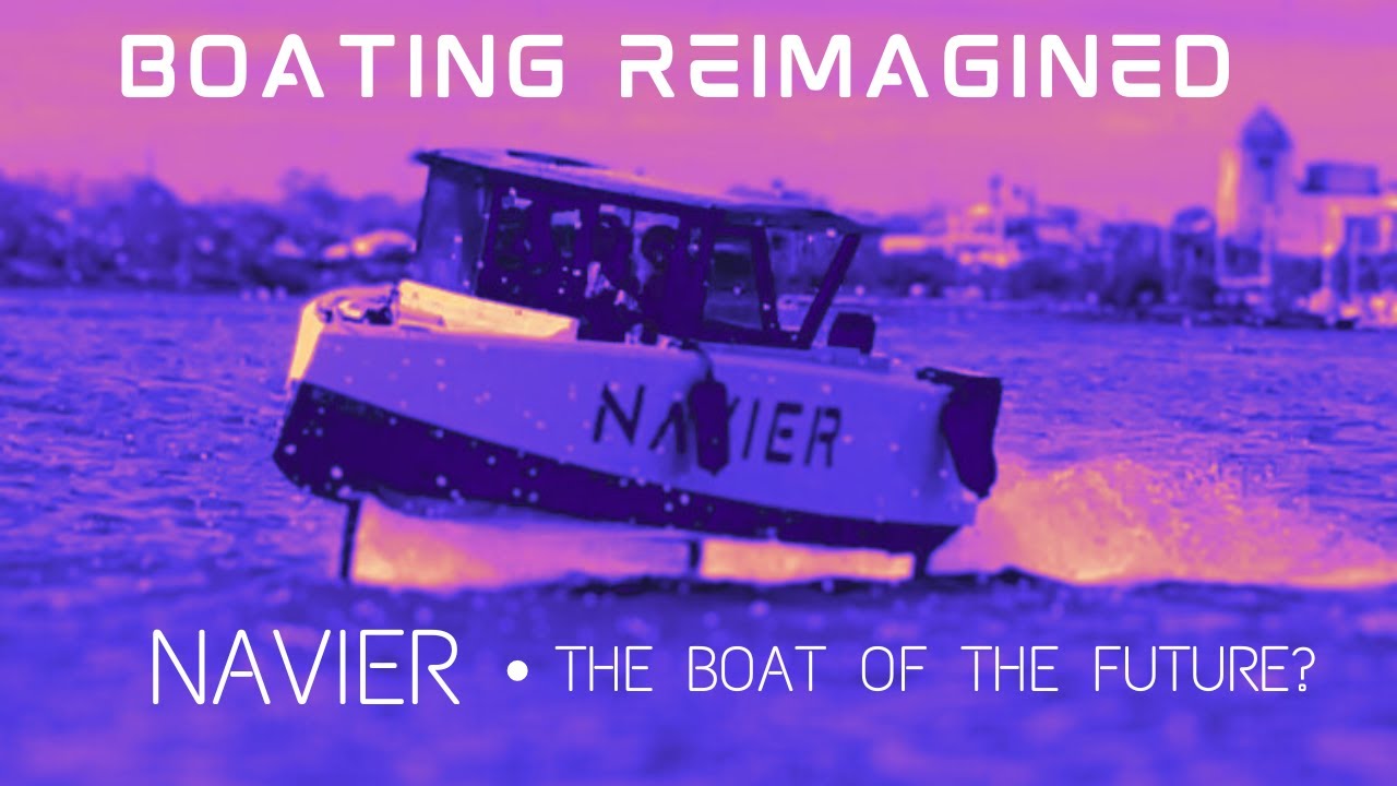 Navier the electric foiling boat.