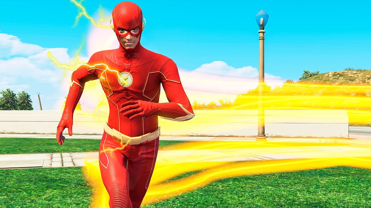 ФЛЭШ ВЕРНУЛСЯ ИЗ БУДУЩЕГО в ГТА 5 МОДЫ! FLASH ОБЗОР МОДА в GTA 5 ВИДЕО MODS