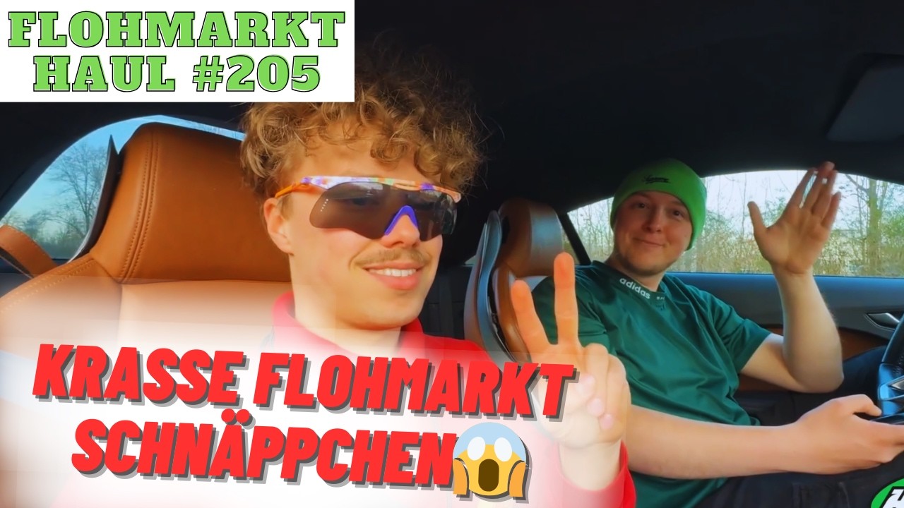 Mit @Ronny Berger FLOHMARKT SCHNÄPPCHEN gemacht! - Trödelmarkt eskaliert mal wieder komplett