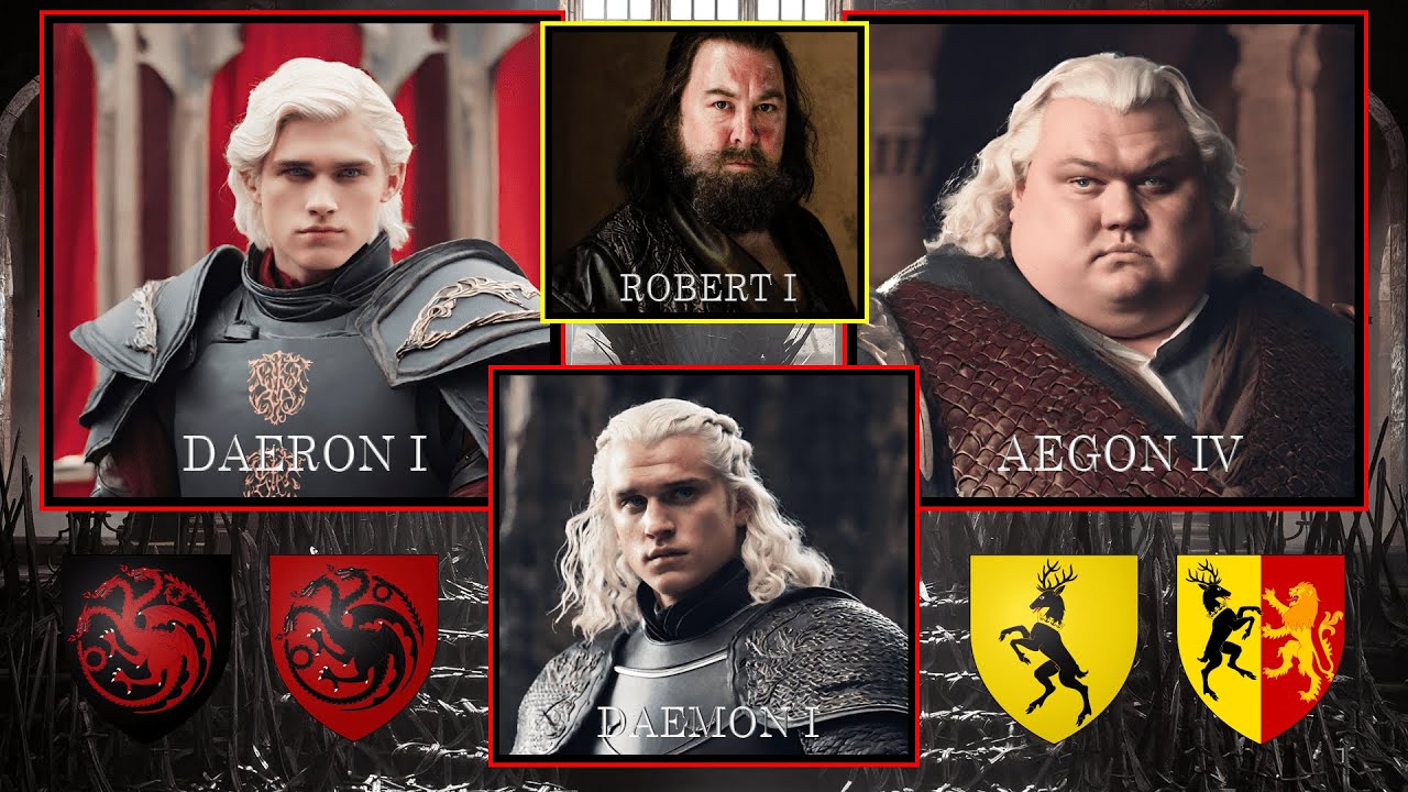 Kings Of The Iron Throne In Order | Live action images (FanMade)