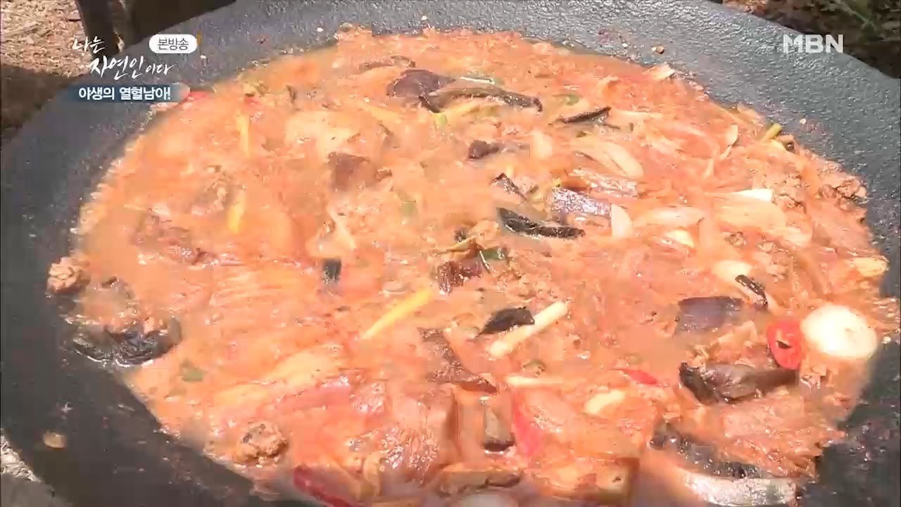 자연인표 솥뚜껑 돼지비계청국장 [나는 자연인이다 351회]