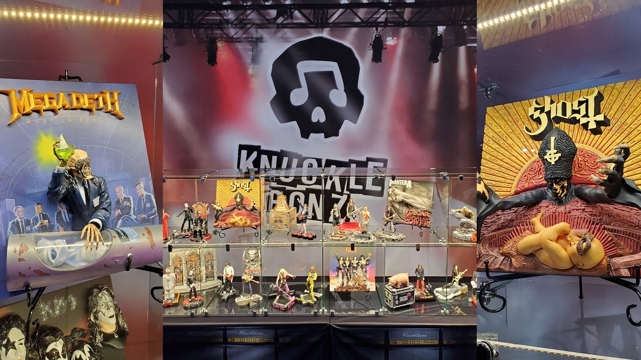 ToyFair 2020: KnuckleBonz 3D Vinyl & Rock Iconz Memorabilia