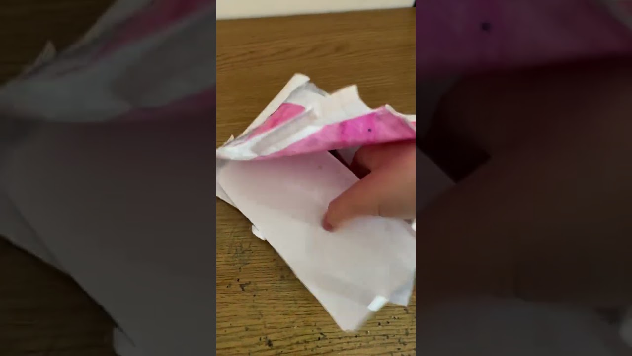 Apple paper blind bag #paperblindbag 💖