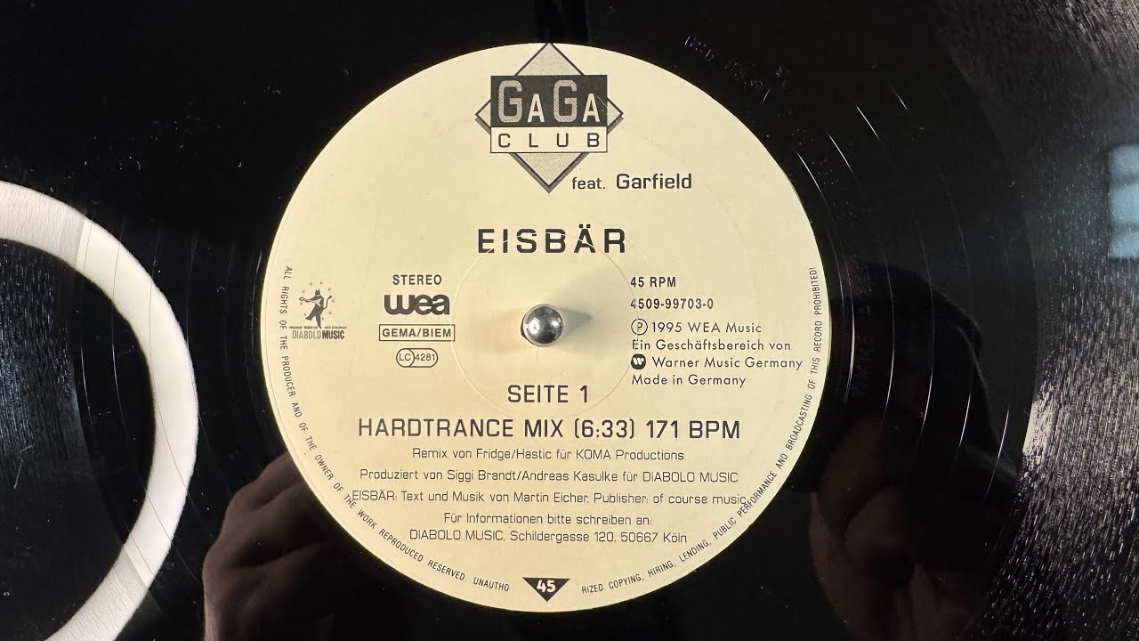 Gaga Club – Eisbär (Hardtrance Mix) - WEA – 4509-99703-0, Diablo Music – 4509-99703-0 (1995)