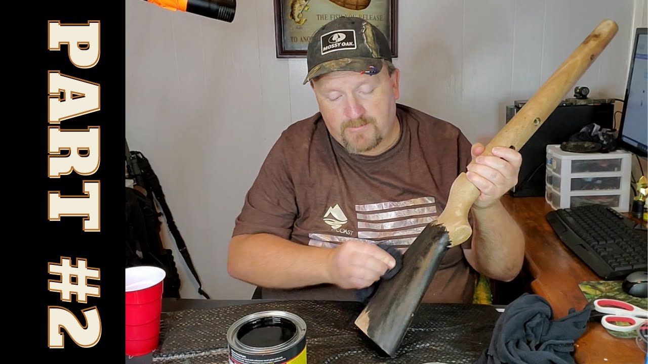 Restoring a $40 Bolt action Rifle Minwax Black stain Part 2