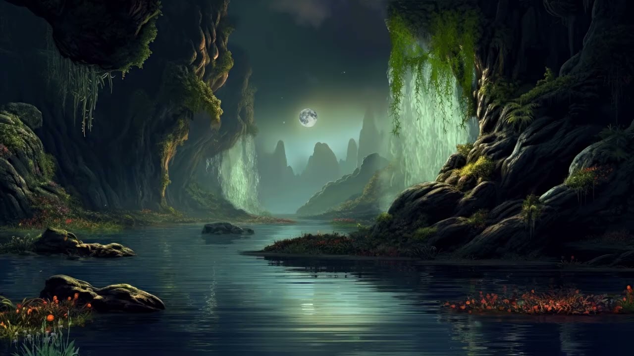 Relaxing sleep music  bamboo water and birds singing