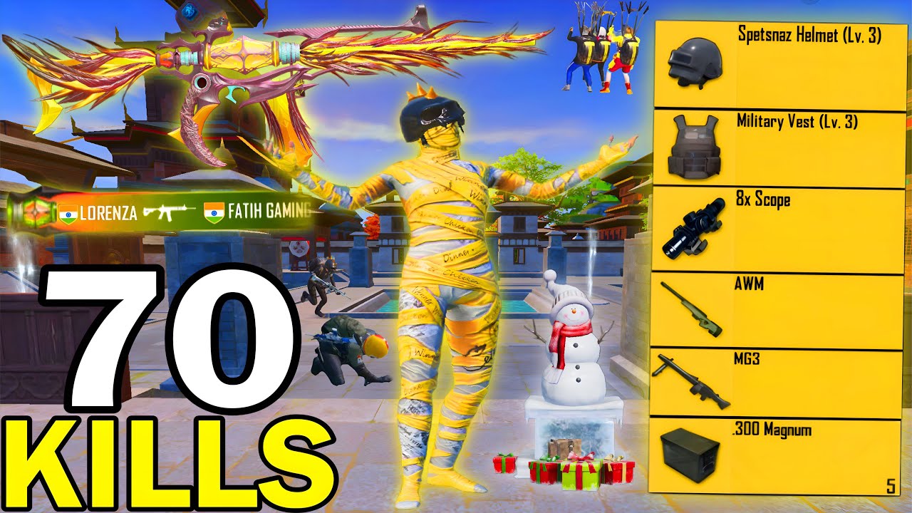 70 KILLS!🥵 MY FASTEST AND BEST GAME WITH THE MUMMY SET 🔥 SAMSUNG,A7,A8,J2,J3,J4,J5,J6,J7,XS