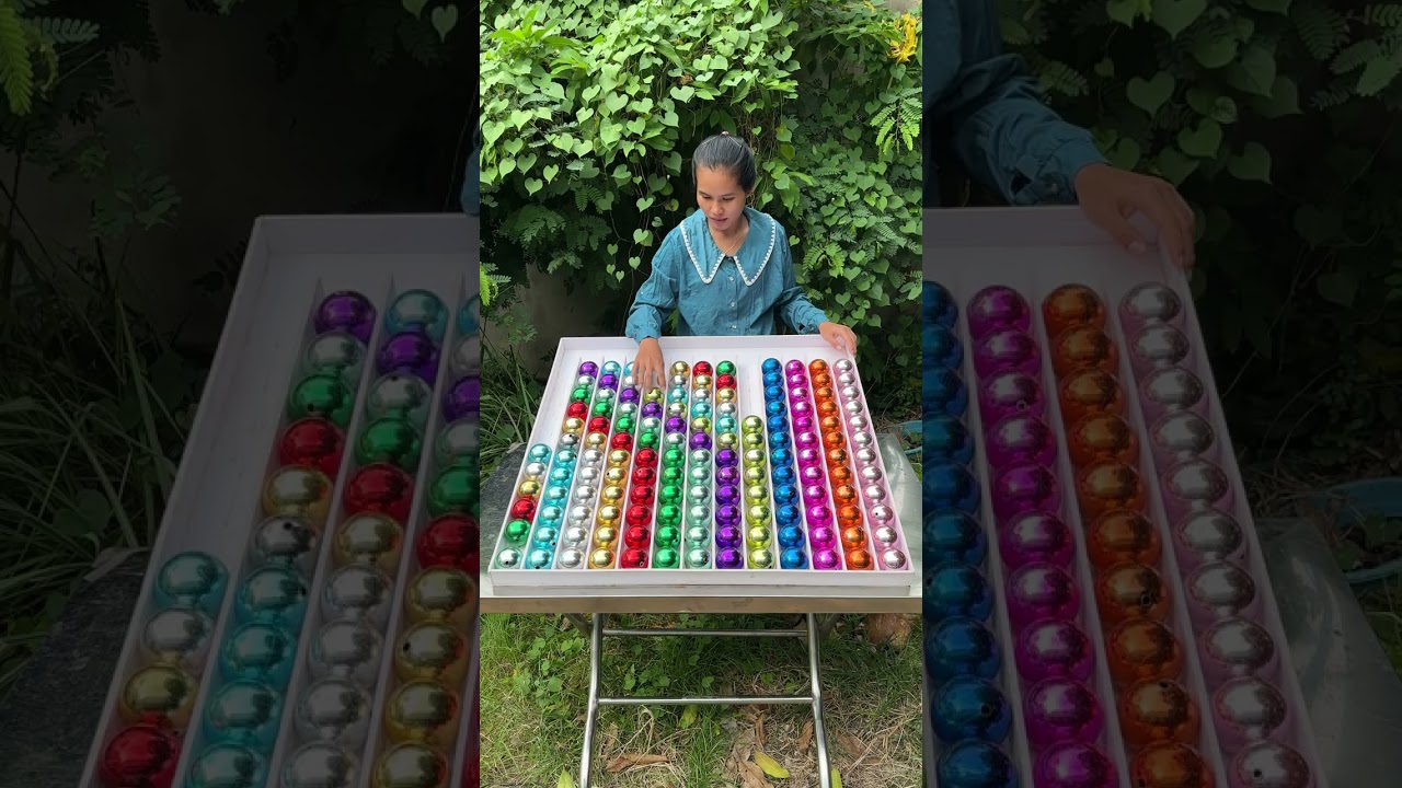 🌈 100 Balls, 1 Puzzle | Most Satisfying Color Sorting! 🎶