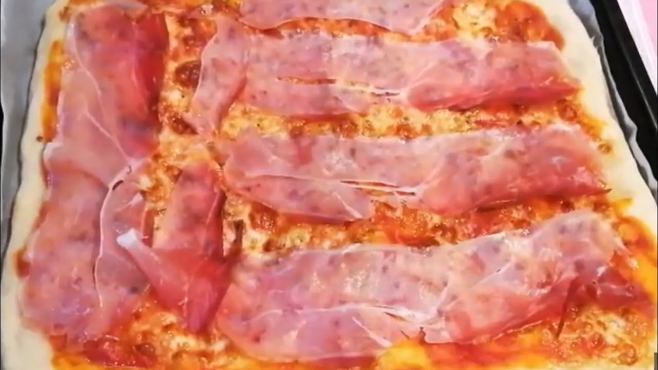 PIZZA IN TEGLIA CON LIEVITO MADRE ESSICCATO "ricetta facile e croccante "