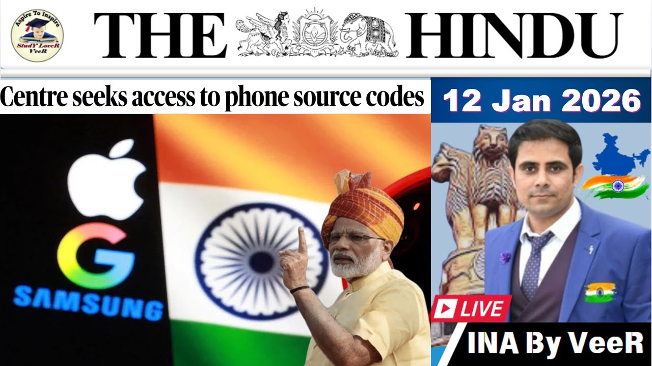 The Hindu Analysis Today | 12 January 2026 | The Hindu NewsPaper Today | UPSC Current Affairs Today