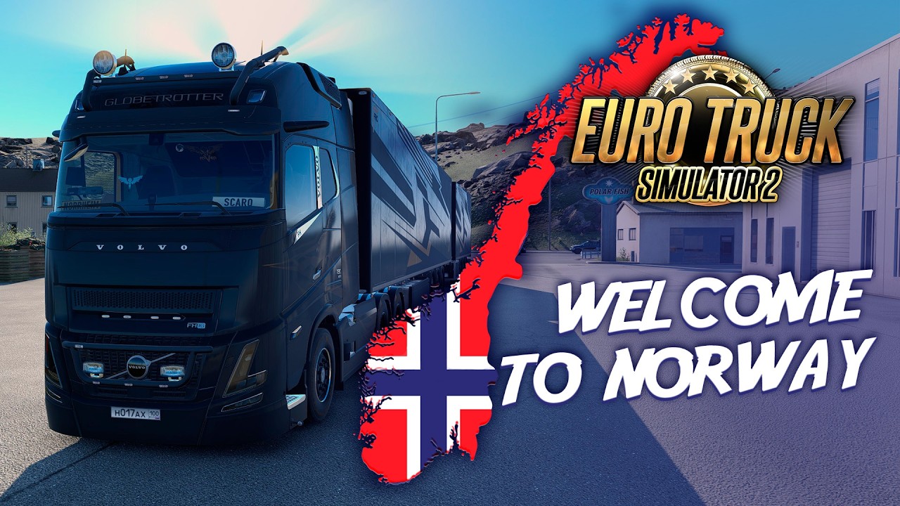 🚚 Красота дорог Норвегии в Euro Truck Simulator 2 ► Cruizing Norway ► #ETS2 #5