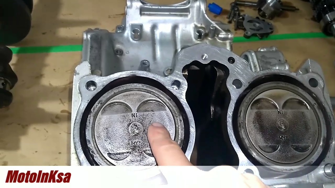 Motor CB 500 Montagem bielas, virabrequim e balanceiro