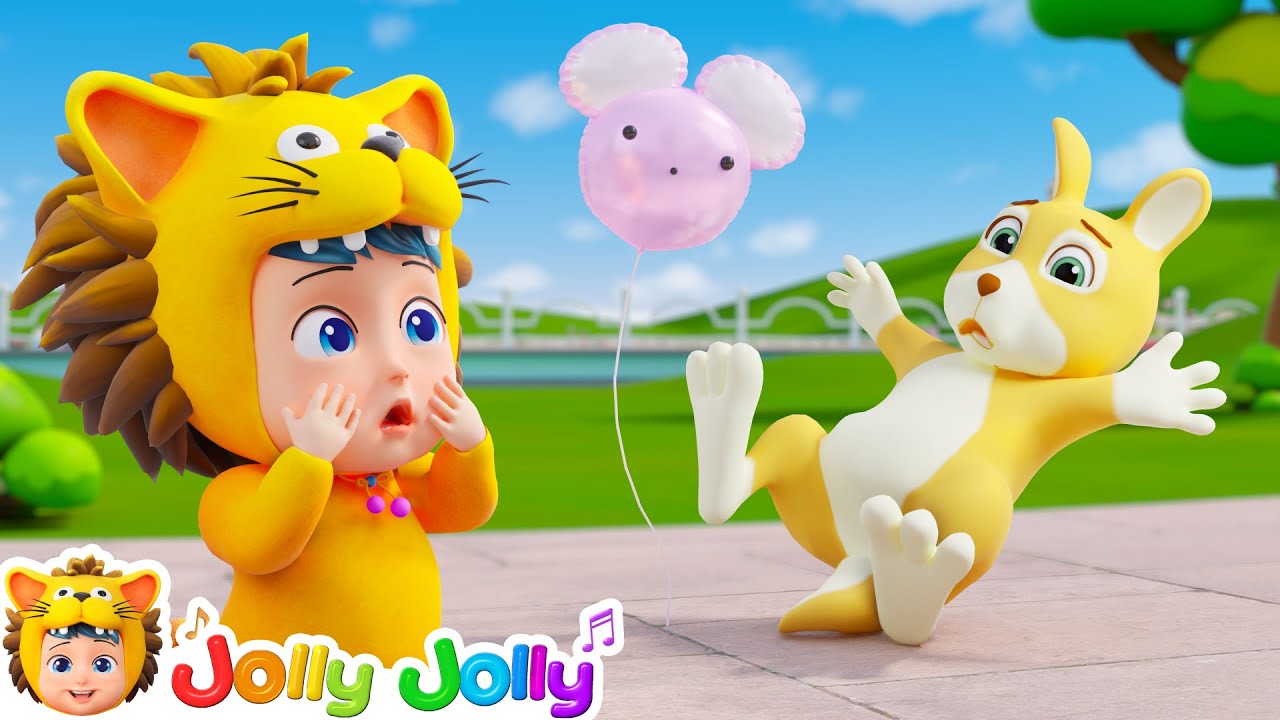Oh no, Catch The Balloon | Hickory Dickory Dock + More | Jolly Jolly - Kids Songs