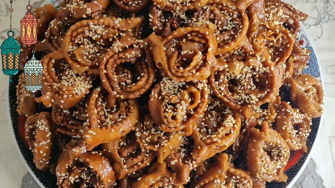 Chebakia moelleuse aux amandes pour le Ramadan🌙!!