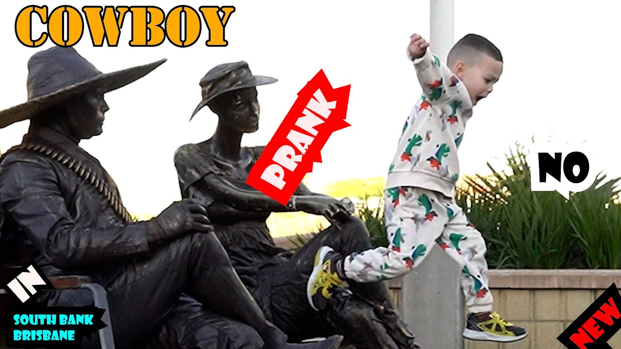 #cowboy_prank. You wont believe their reactions. lol