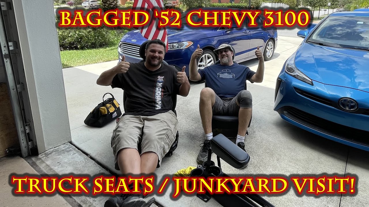 PART 49 - 1952 Chevy 3100 - TRUCK SEATS / JUNKYARD VISIT!