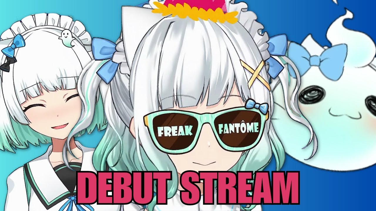 Mint reacts to her debut stream 【Maid Mint Fantome】